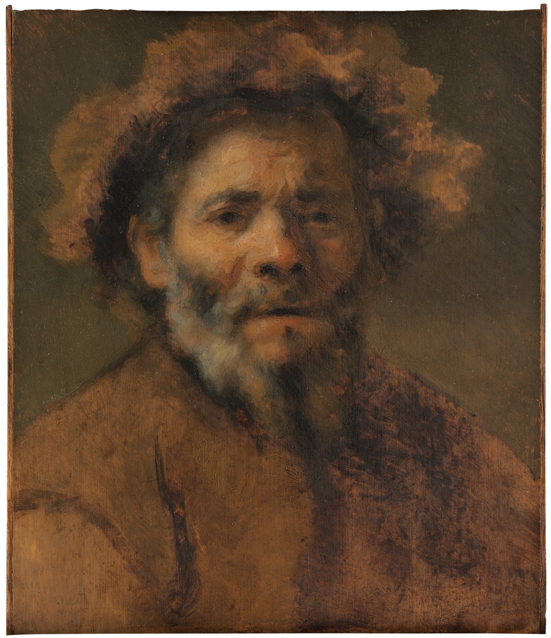 Yaşlı Bir Adamın Çalışması by Rembrandt Harmensz. van Rijn circle of Rembrandt Harmensz. van Rijn circle of