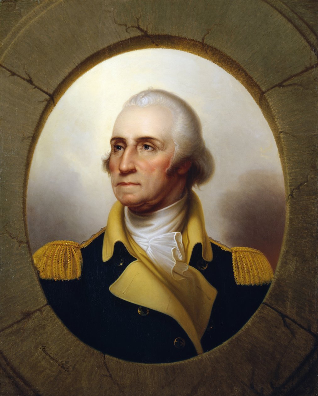 George Washington (Porthole tipi) by Rembrandt Peale