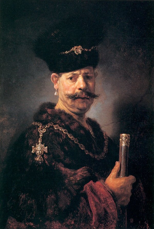 Polonyalı bir asilzade by Rembrandt van Rijn
