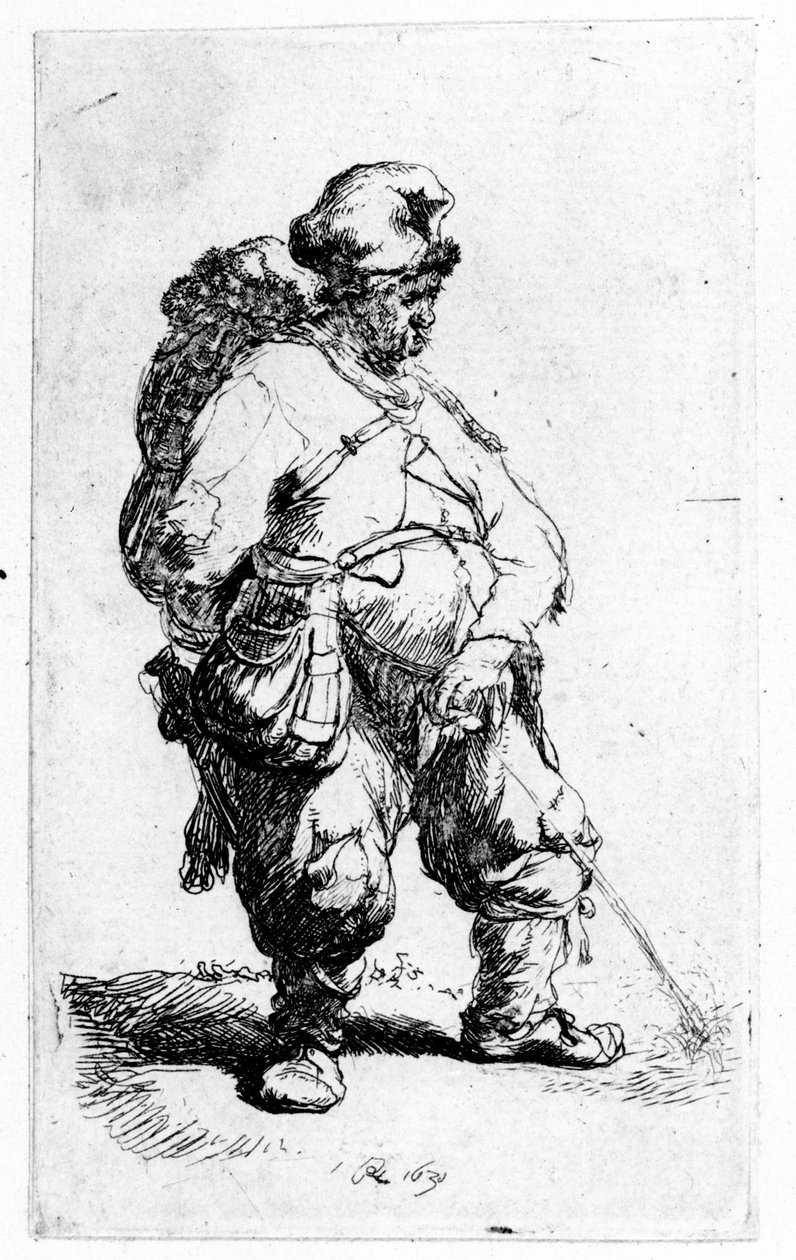 İdrar yapan bir adam, 1631 (ağlayan) by Rembrandt van Rijn