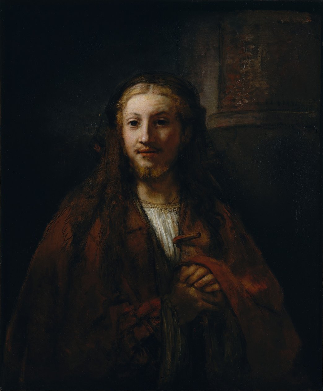 Asası olan İsa by Rembrandt van Rijn