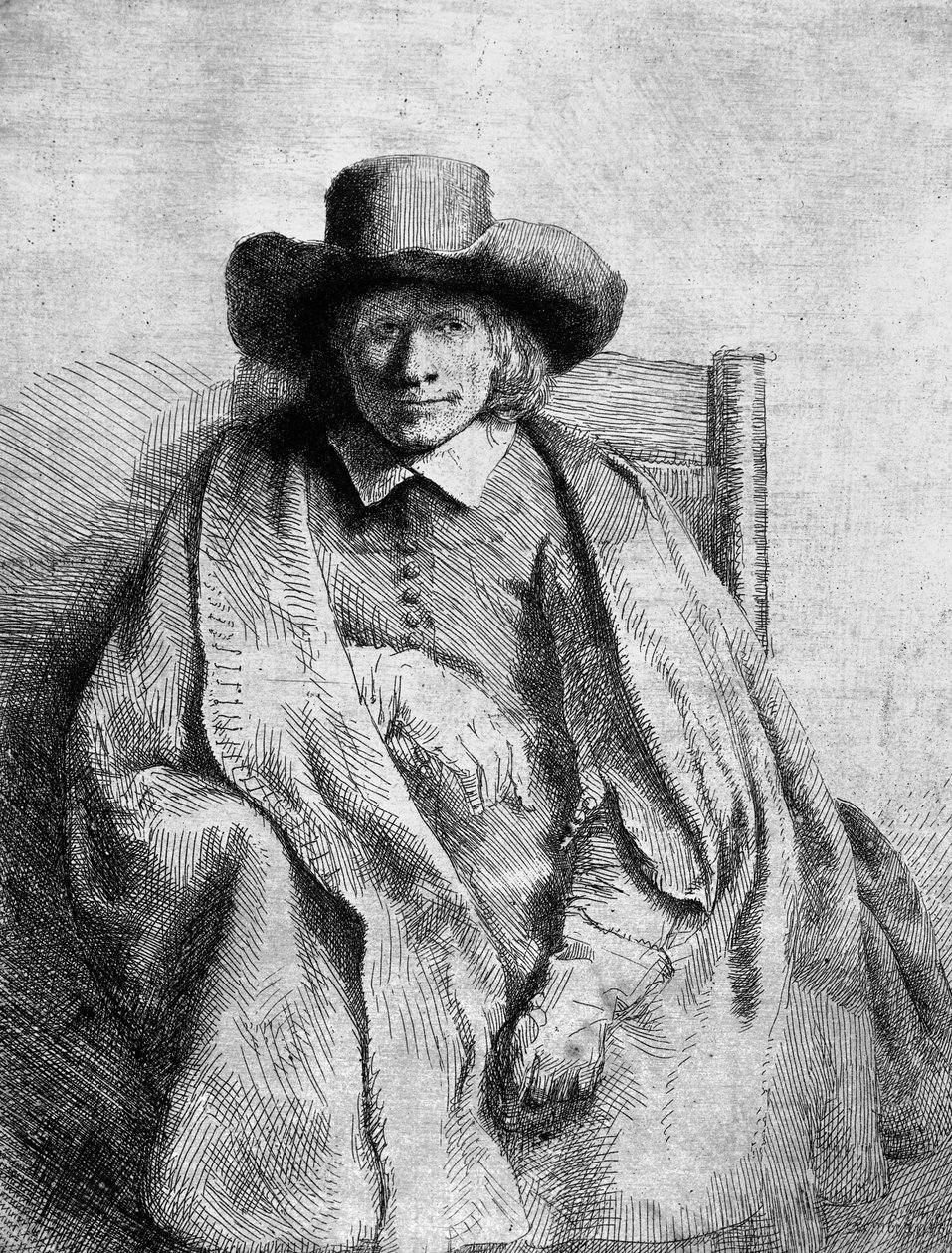 Clement de Jonghe, 1651 by Rembrandt van Rijn