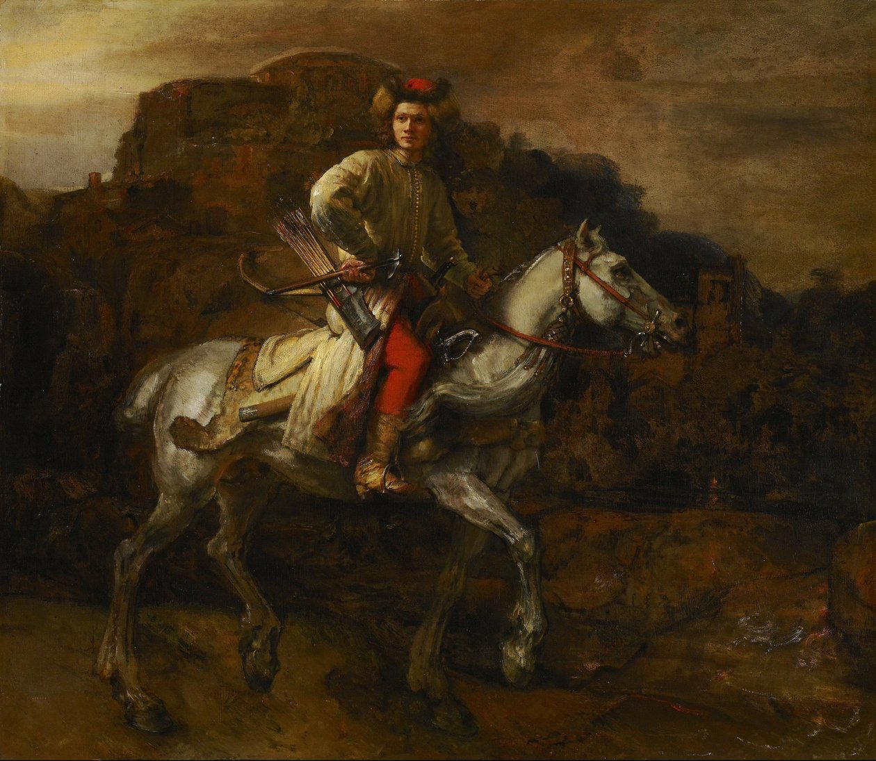Polonyalı Süvari by Rembrandt van Rijn