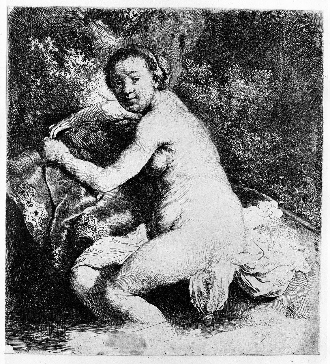 Diana at the bath, c.1631  by Rembrandt van Rijn