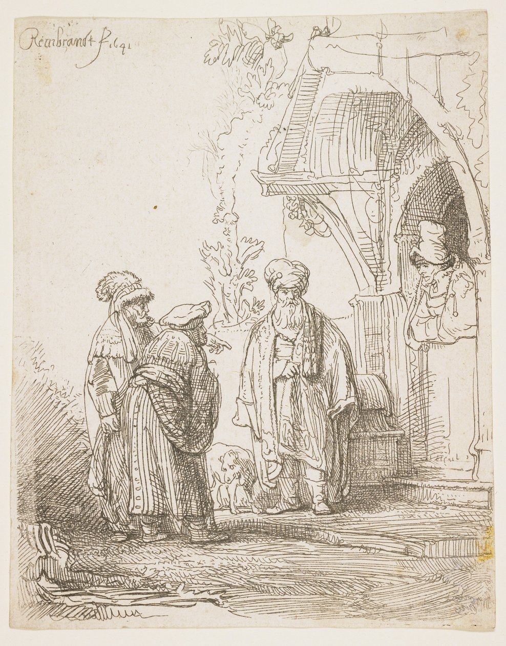Yakup ve Laban, 1641 by Rembrandt van Rijn