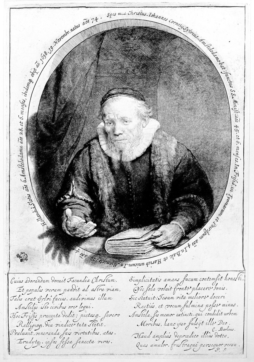 Jan Cornelisz Sylvius, 1646 by Rembrandt van Rijn