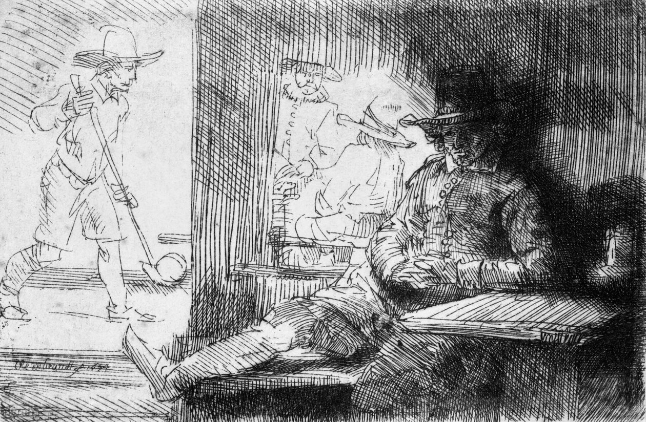 Kolf gibi, 16 by Rembrandt van Rijn