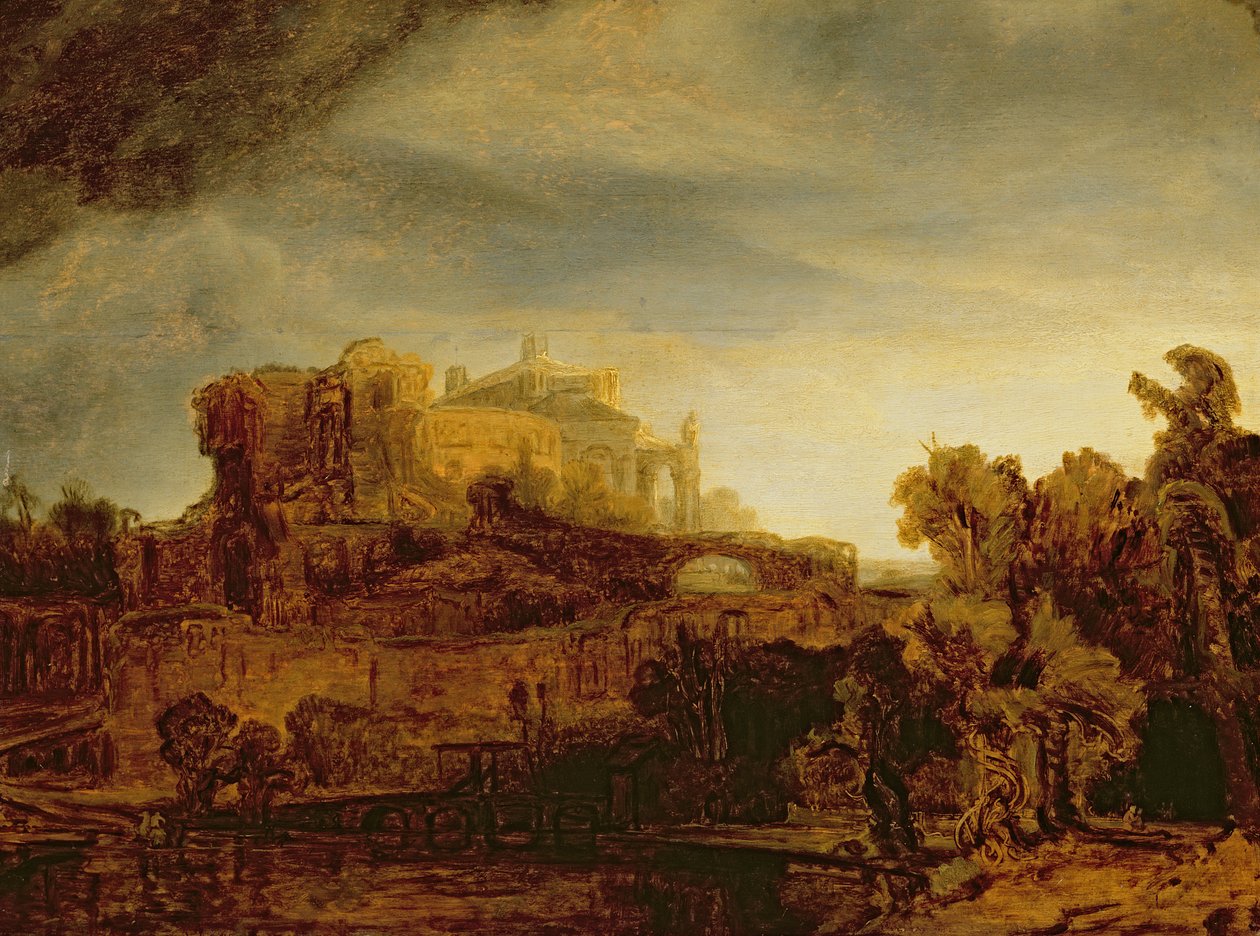 Şatolu Manzara by Rembrandt van Rijn