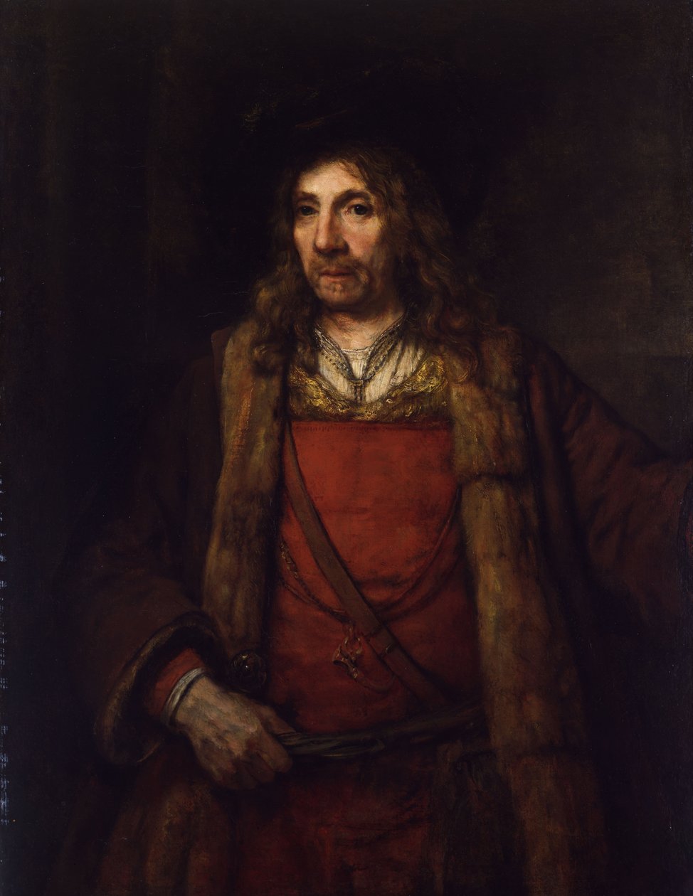 Kürklü Mantolu Adam by Rembrandt van Rijn