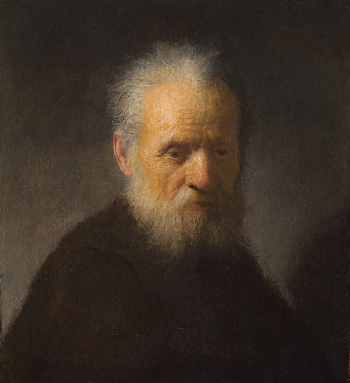 sakallı yaşlı adam by Rembrandt van Rijn