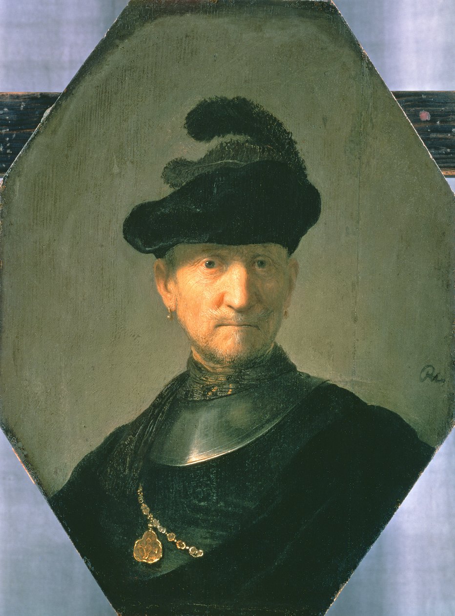 Eski Savaşçı, 1629 by Rembrandt van Rijn