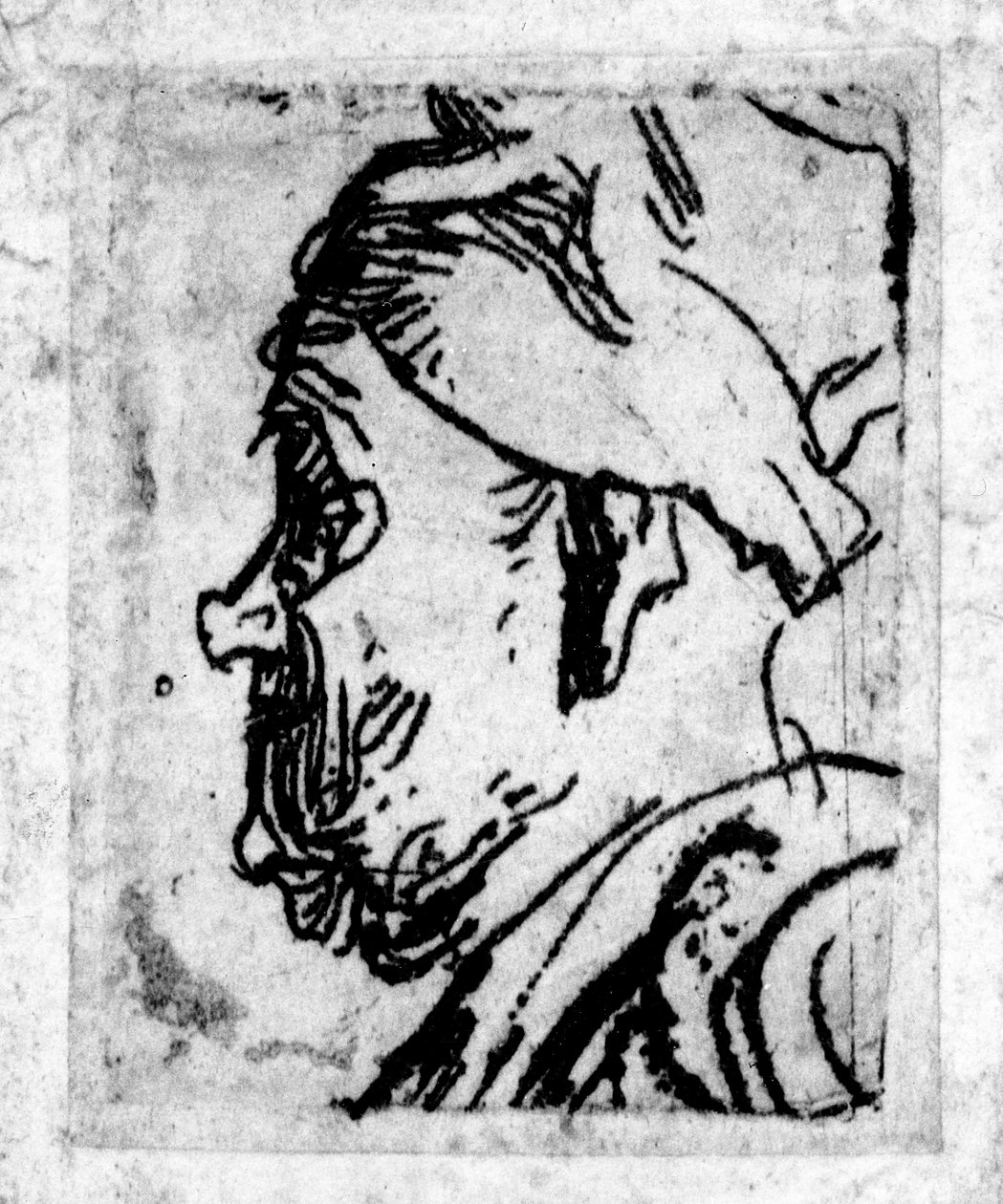 Çıkık burunlu yaşlı adam, c.1629 by Rembrandt van Rijn