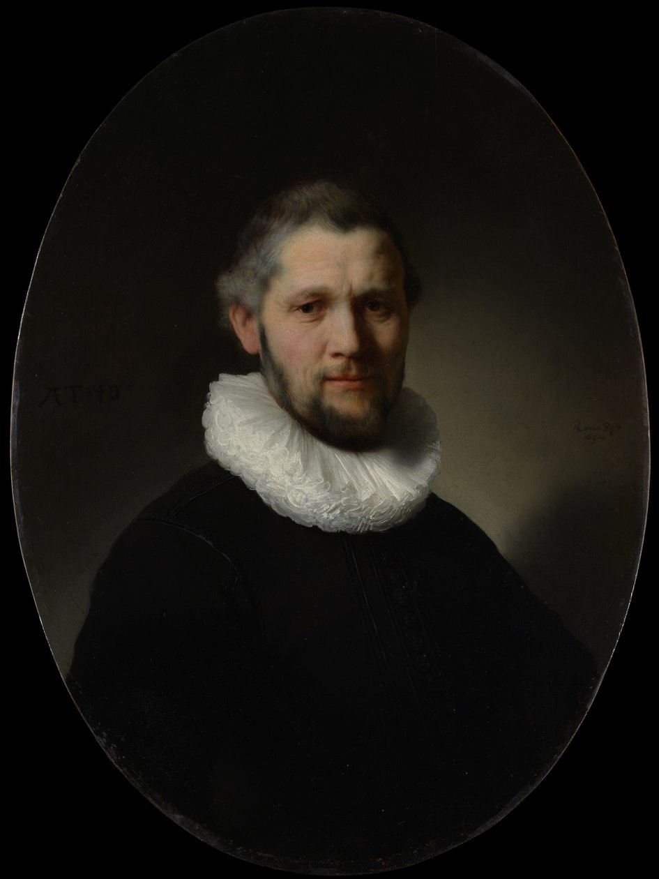 40 yaşında bir adamın portresi by Rembrandt van Rijn