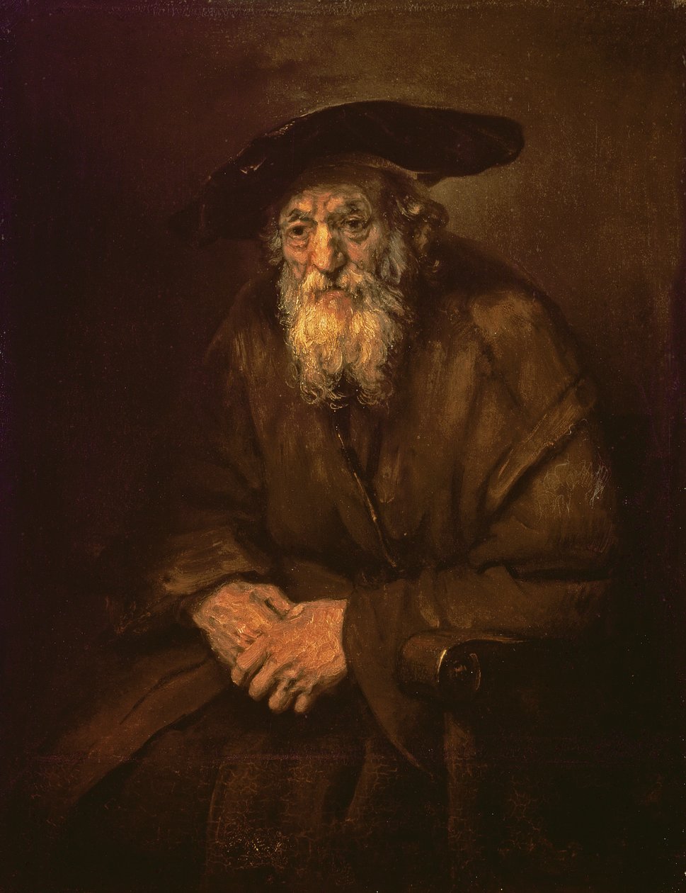 Yaşlı Bir Yahudi Portresi by Rembrandt van Rijn