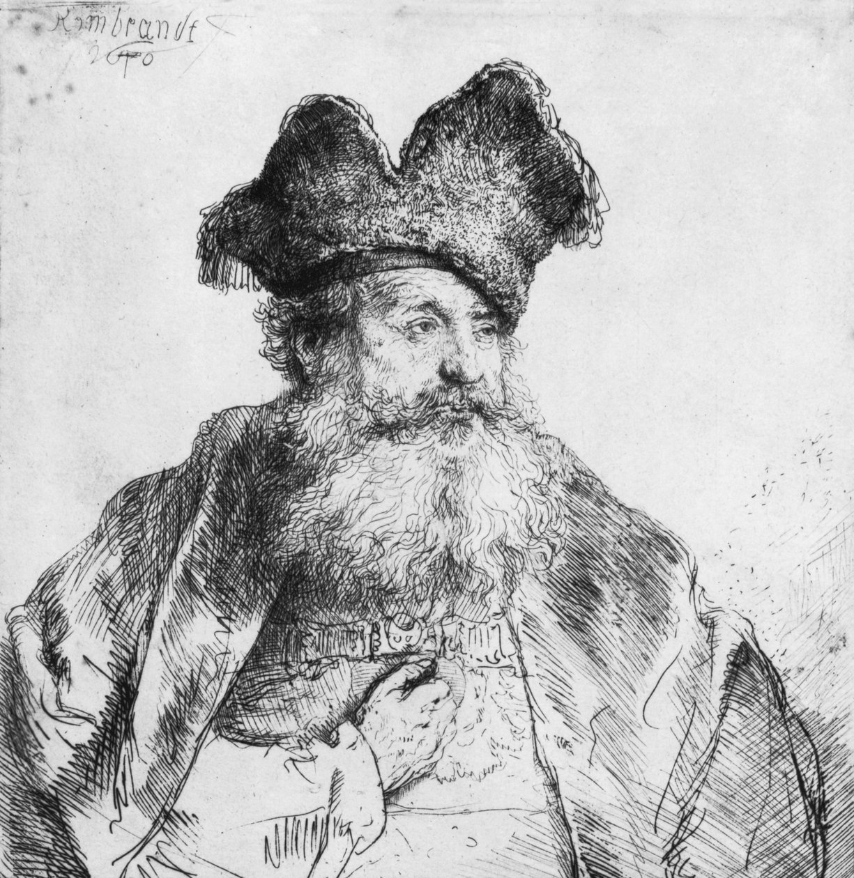Yaşlı bir adamın portresi by Rembrandt van Rijn