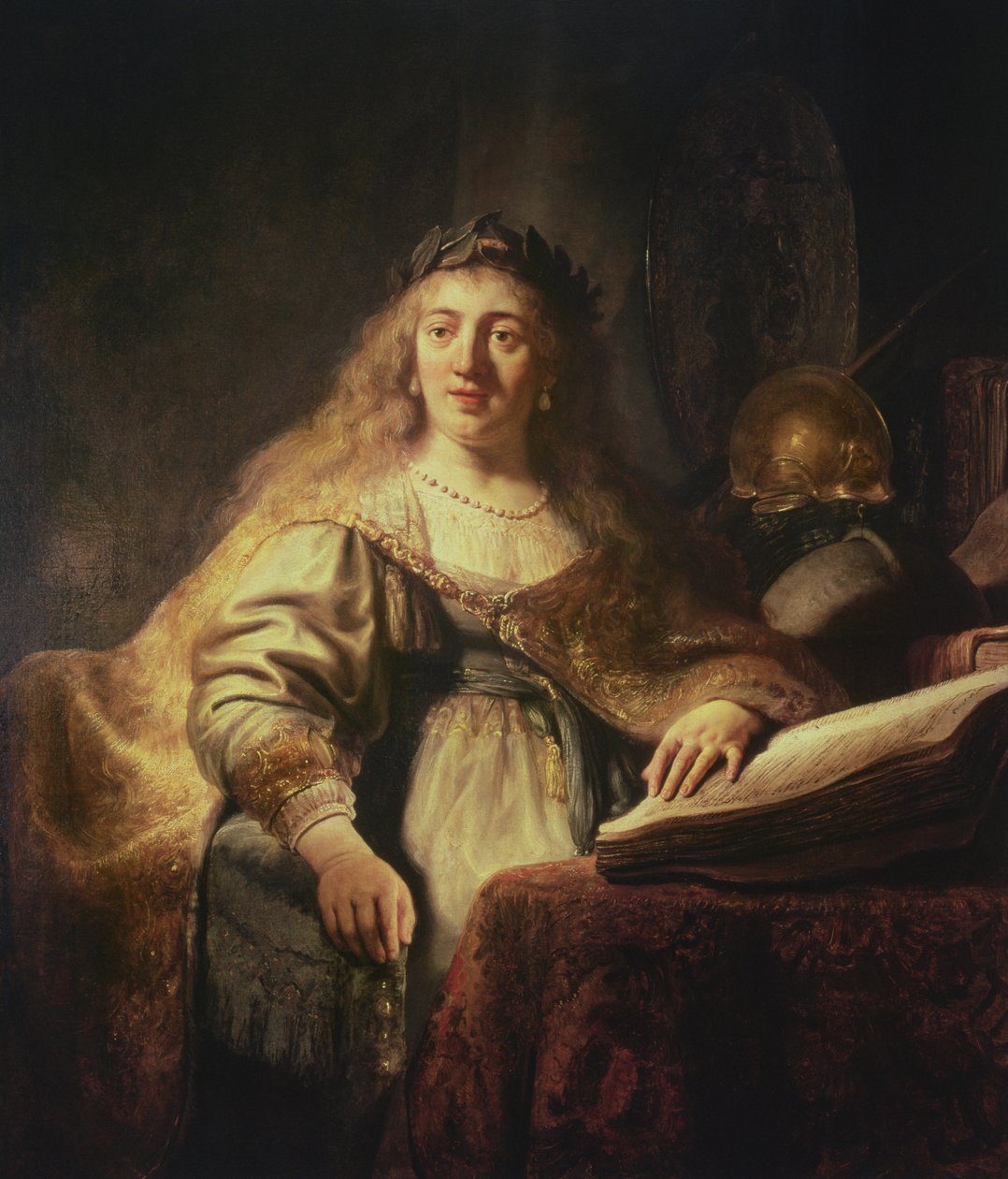 Minerva olarak Saskia by Rembrandt van Rijn