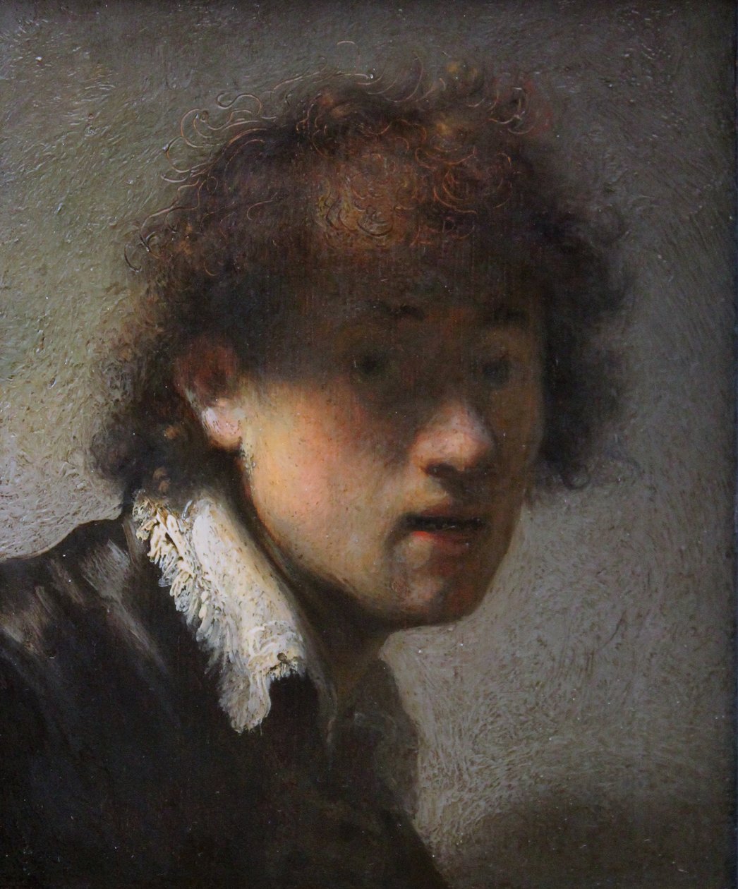 Erken yaşta kendi kendine portre by Rembrandt van Rijn