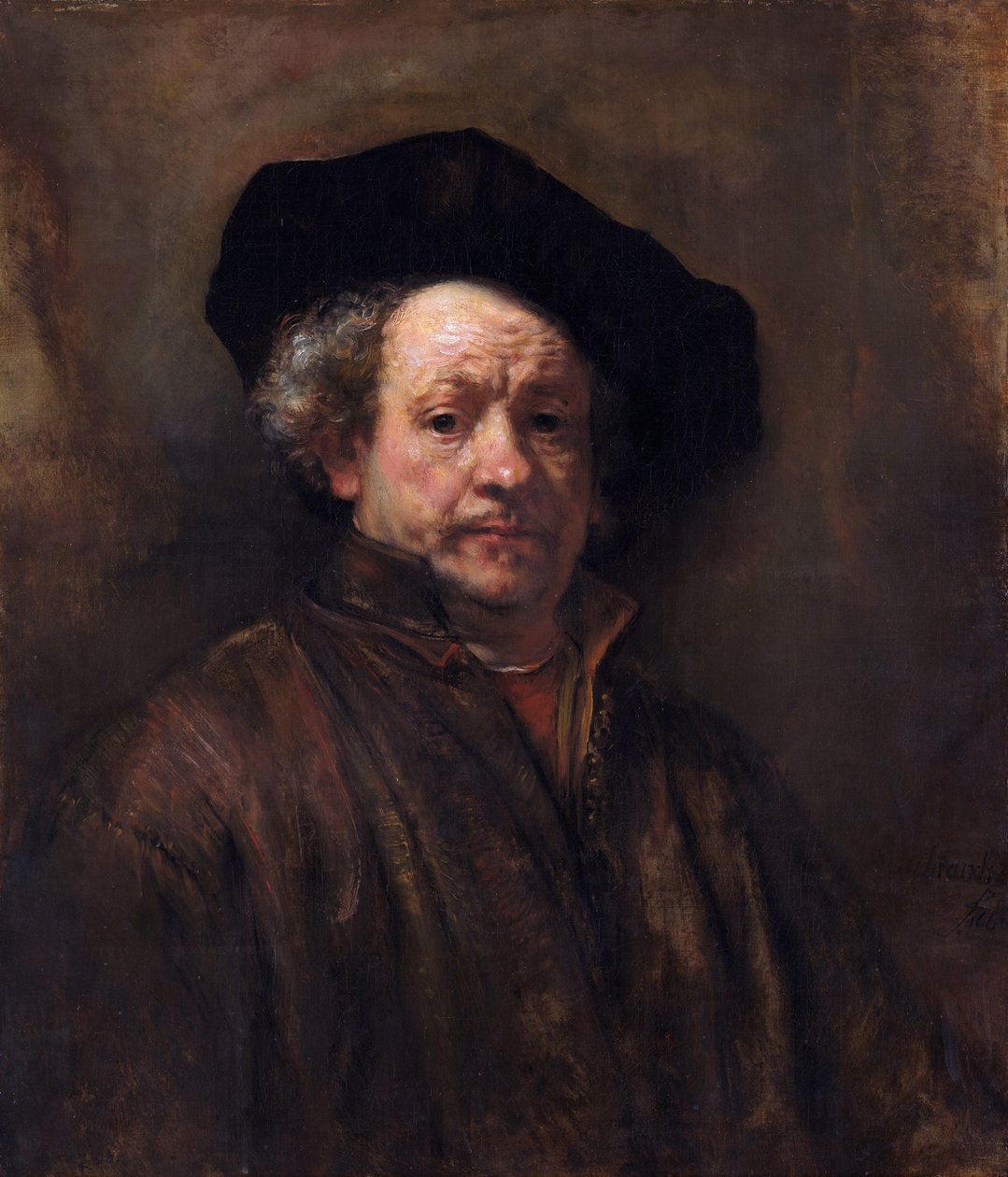otoportre by Rembrandt van Rijn