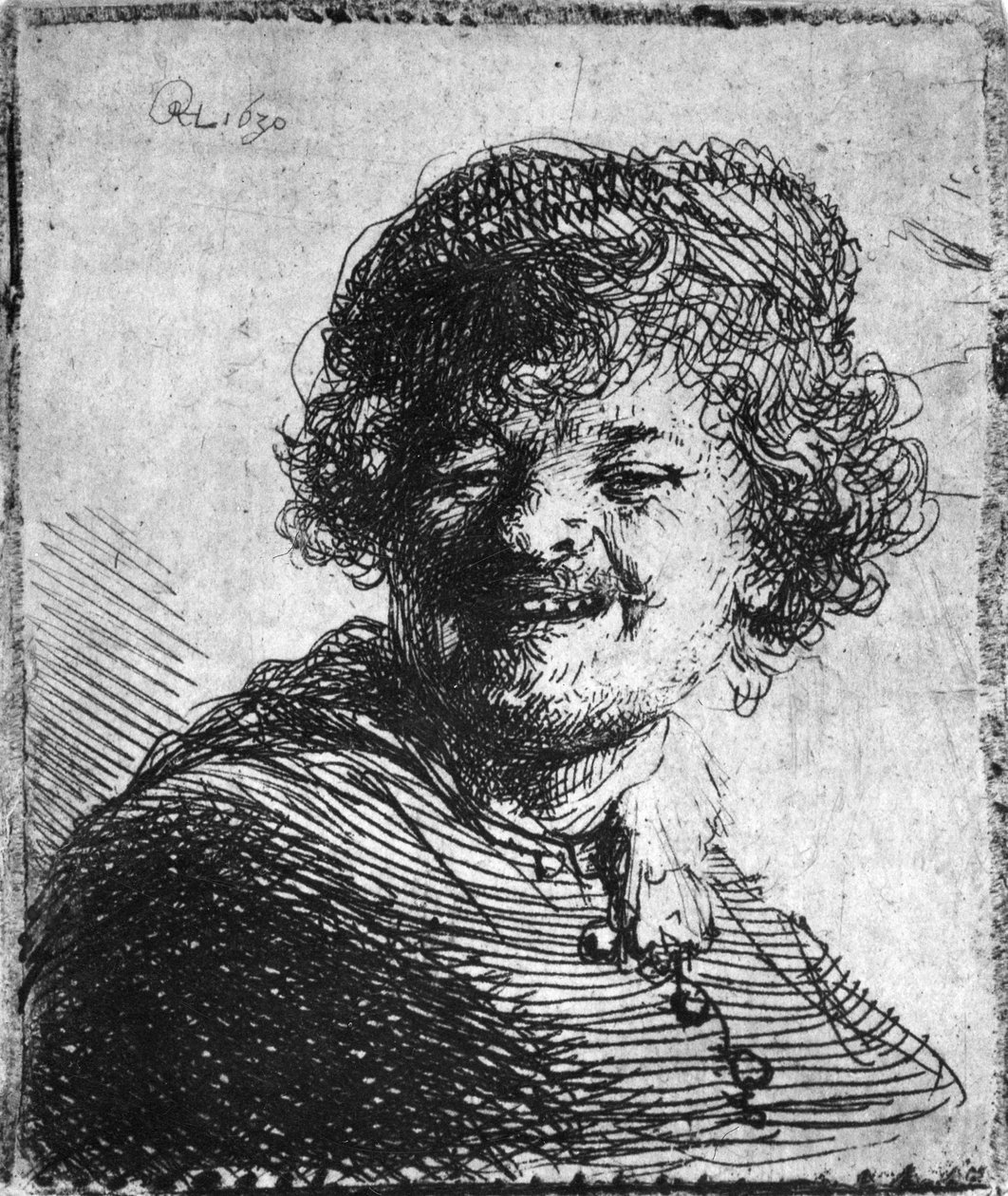 Otoportre, 1630 by Rembrandt van Rijn