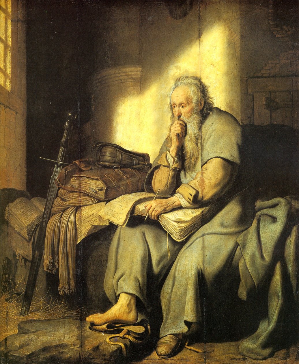 Aziz Paul Hapishanesinde by Rembrandt van Rijn