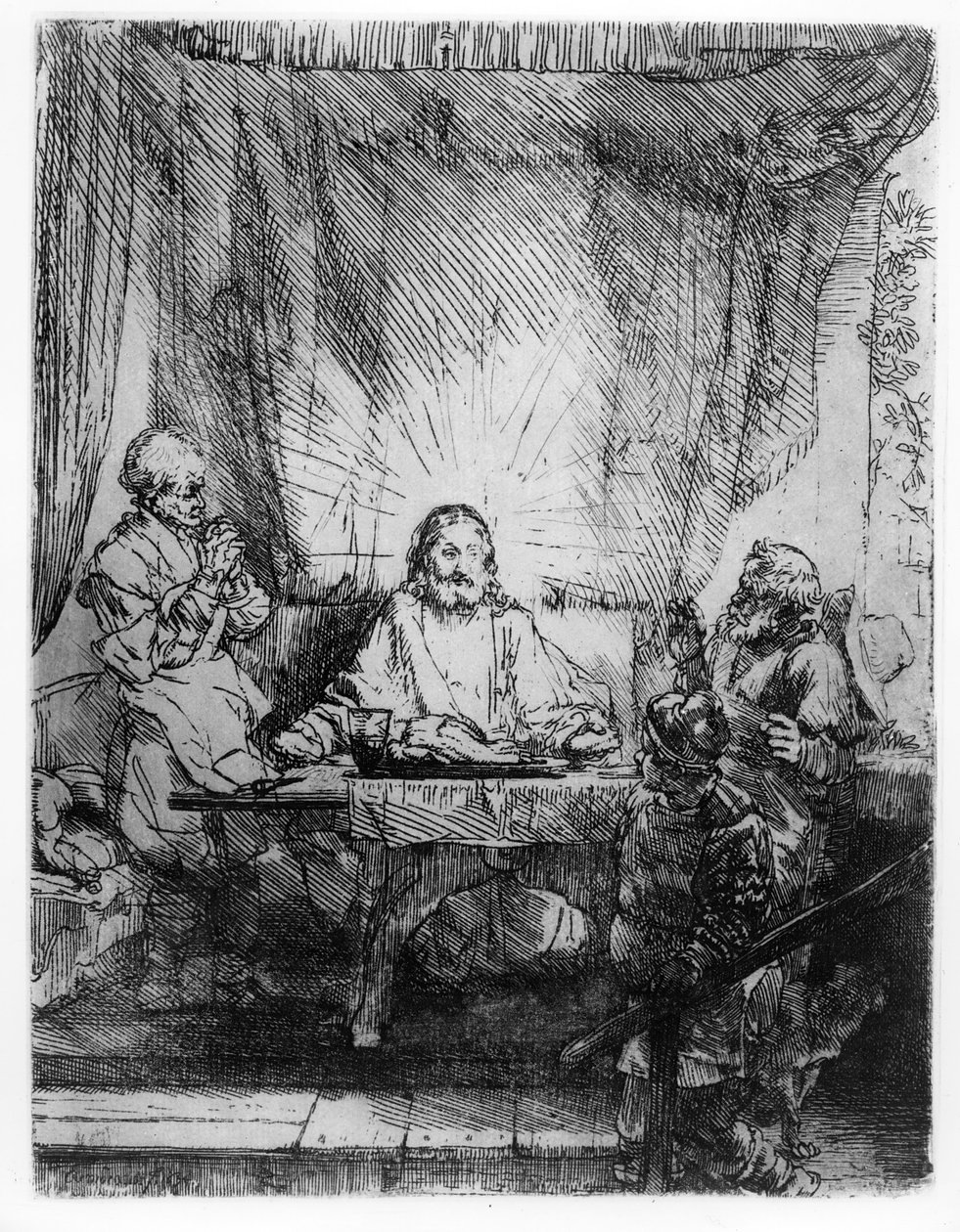 Supper at Emmaus, 1654  by Rembrandt van Rijn