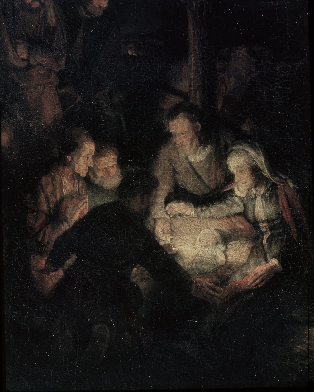 Çobanların Tapınması, detay, 1646 (142128 detayı) by Rembrandt van Rijn