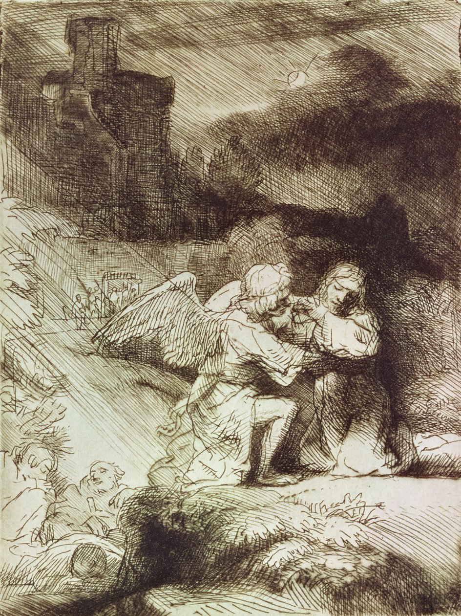 Bahçedeki Acı by Rembrandt van Rijn