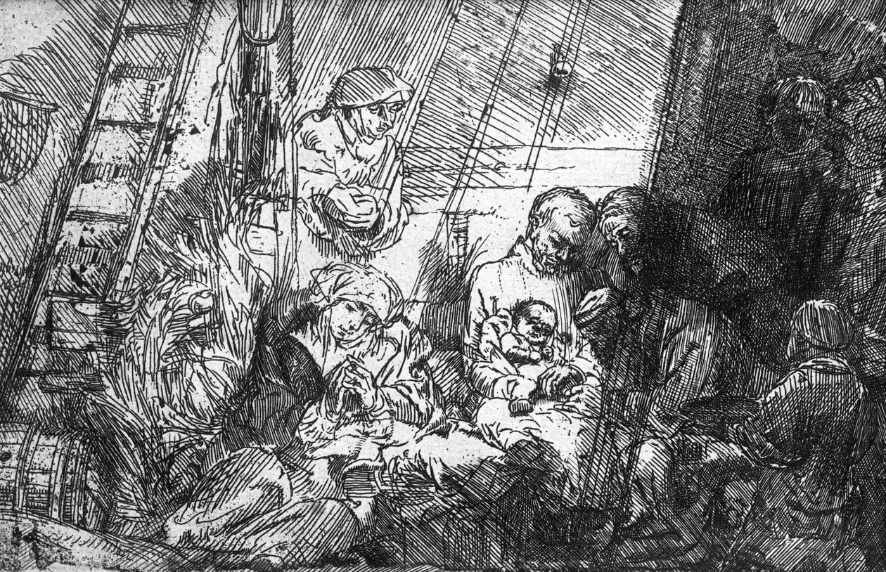Sünnet, 1654 by Rembrandt van Rijn