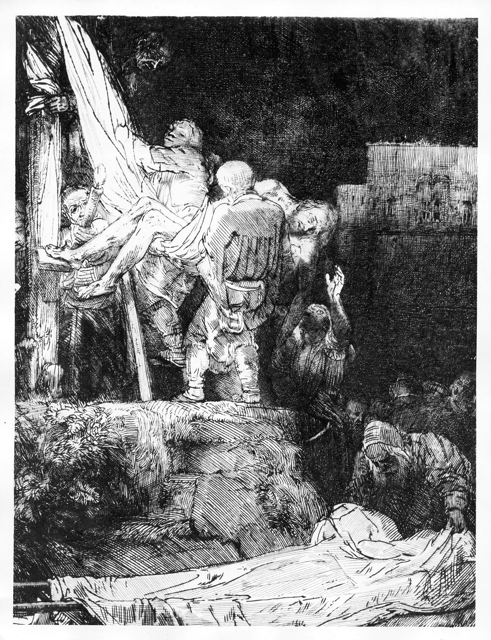 Meşale ile Haçtan İniş, 1654 by Rembrandt van Rijn