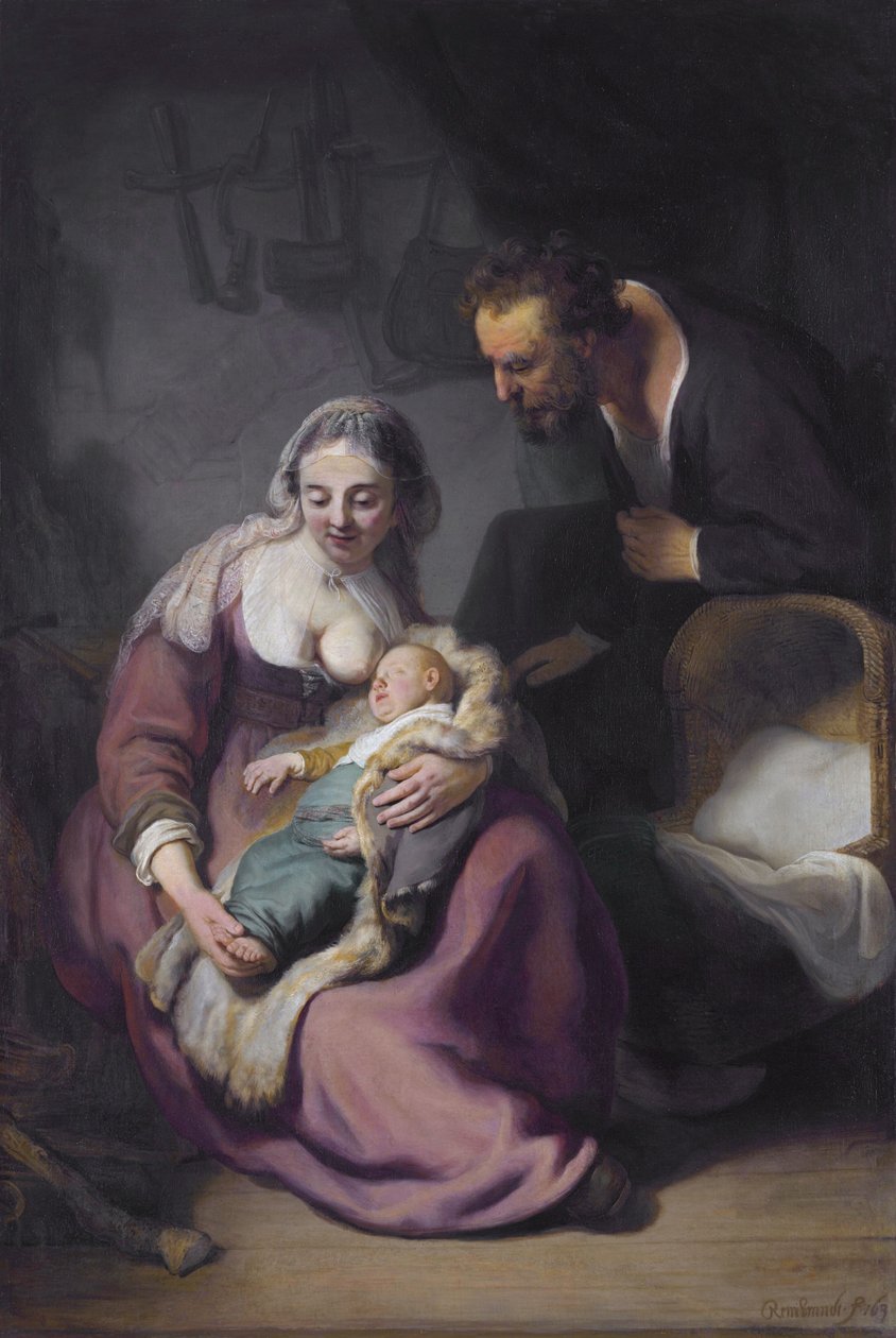 Kutsal Aile by Rembrandt van Rijn