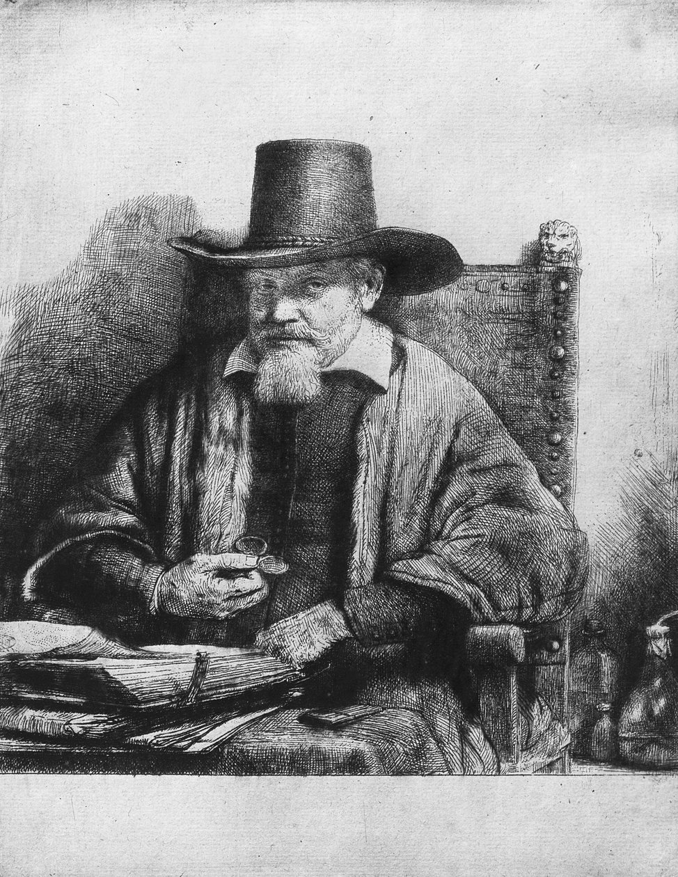 Avukat Tolling veya Doktor Arnoldus Tholinx veya Petrus van Thol, 1656 by Rembrandt van Rijn