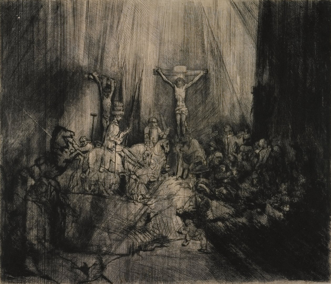 Üç Haç by Rembrandt van Rijn