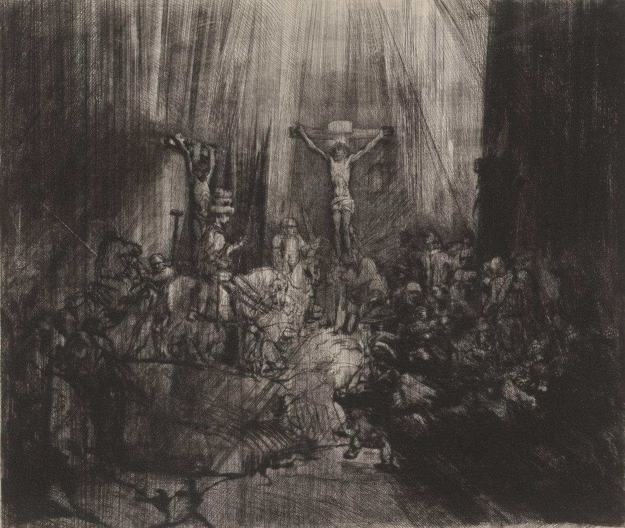 Üç Haç by Rembrandt van Rijn