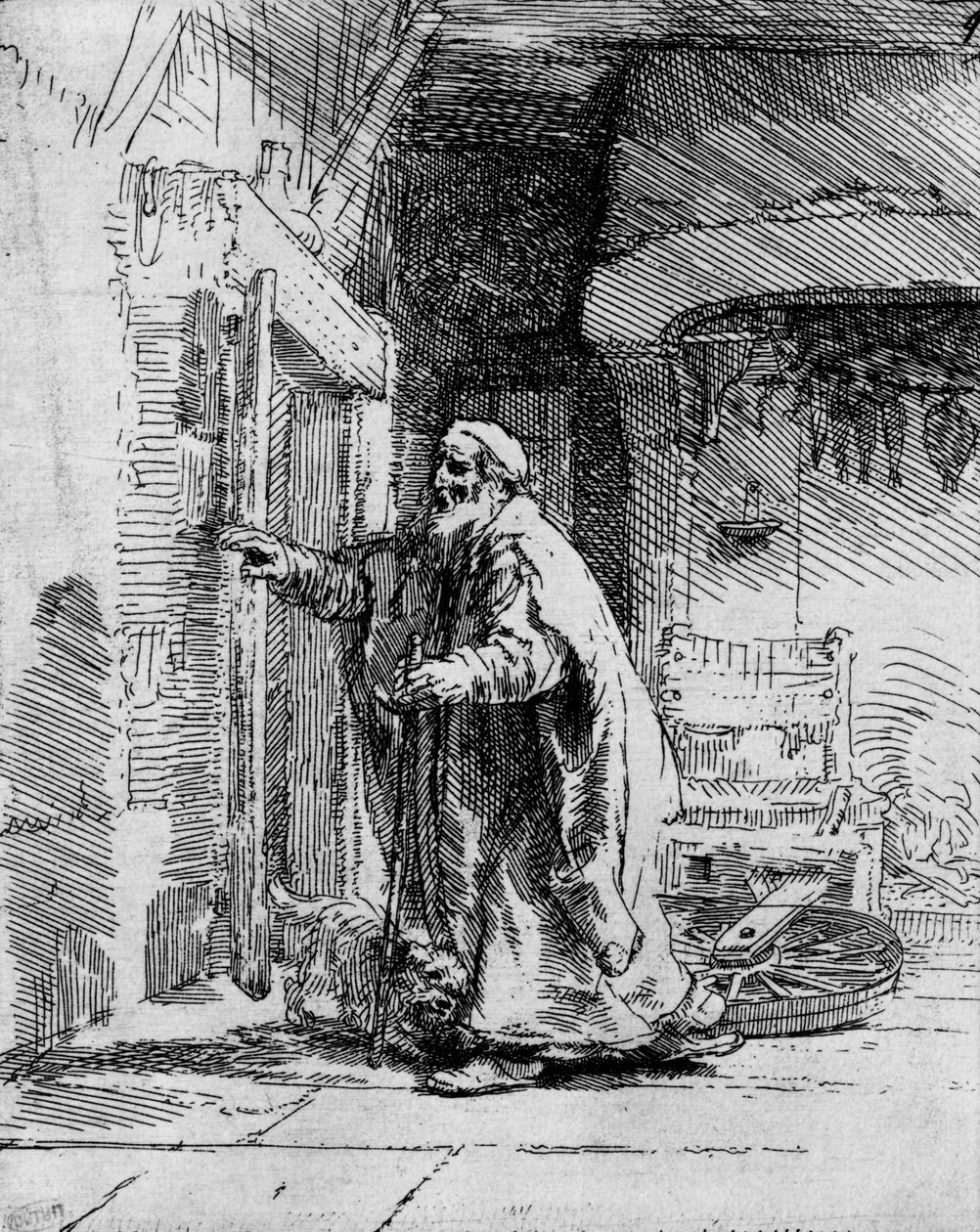 Kör Tobit, 1651 by Rembrandt van Rijn
