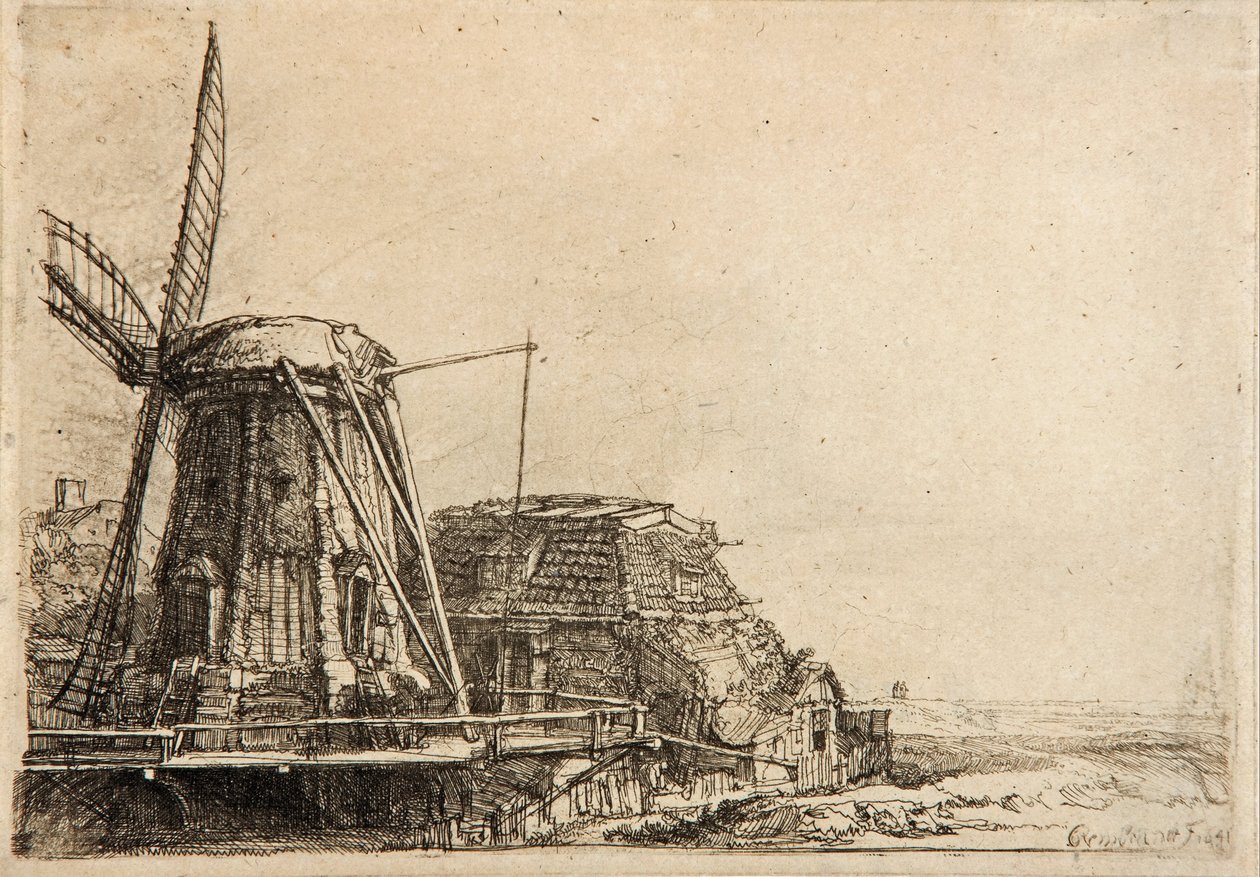 yel değirmeni by Rembrandt van Rijn