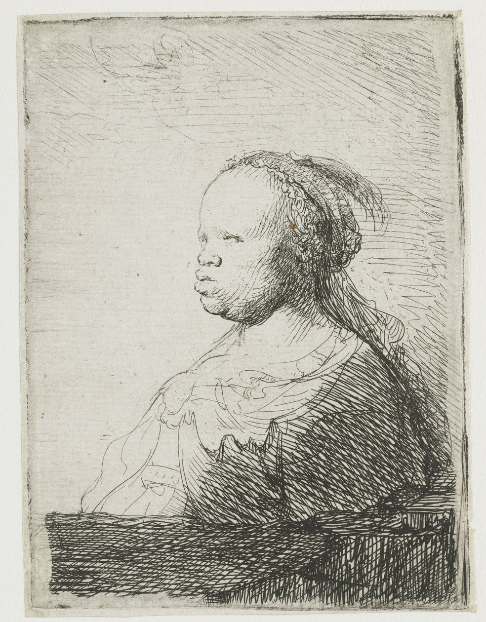 Afrikalı Kadın, 1628-32 by Rembrandt van Rijn