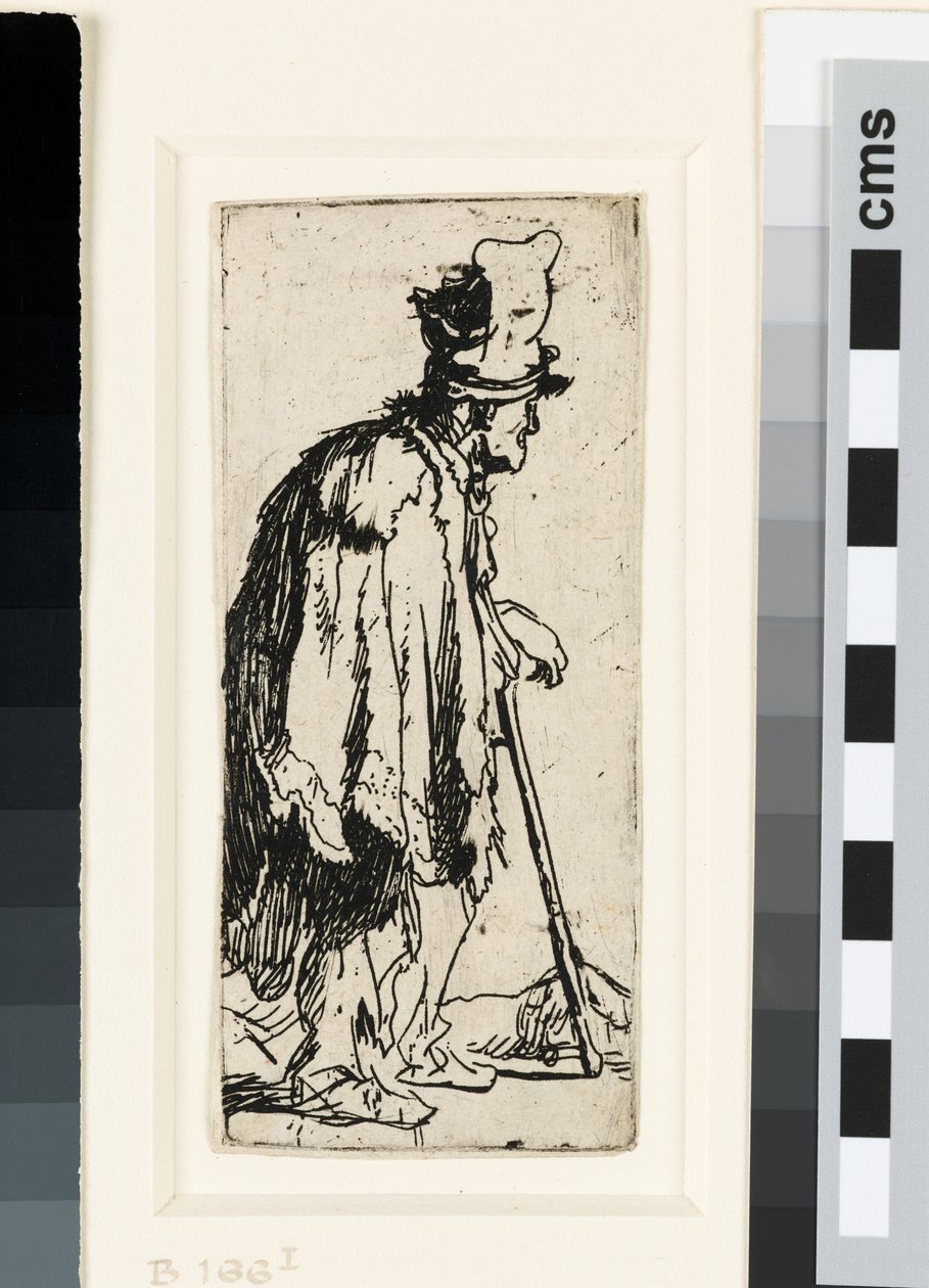 Eli sakat bir dilenci, c.1629 (gravür) by Rembrandt van Rijn