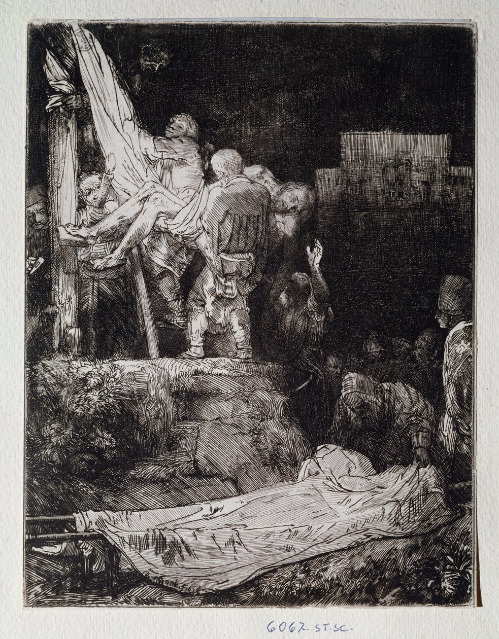 Rembrandt Harmenszoon van Rijn (1606-1669) Florence, Uffizi (Ofisler), Gabinetto Disegni ve Stampe by Rembrandt van Rijn