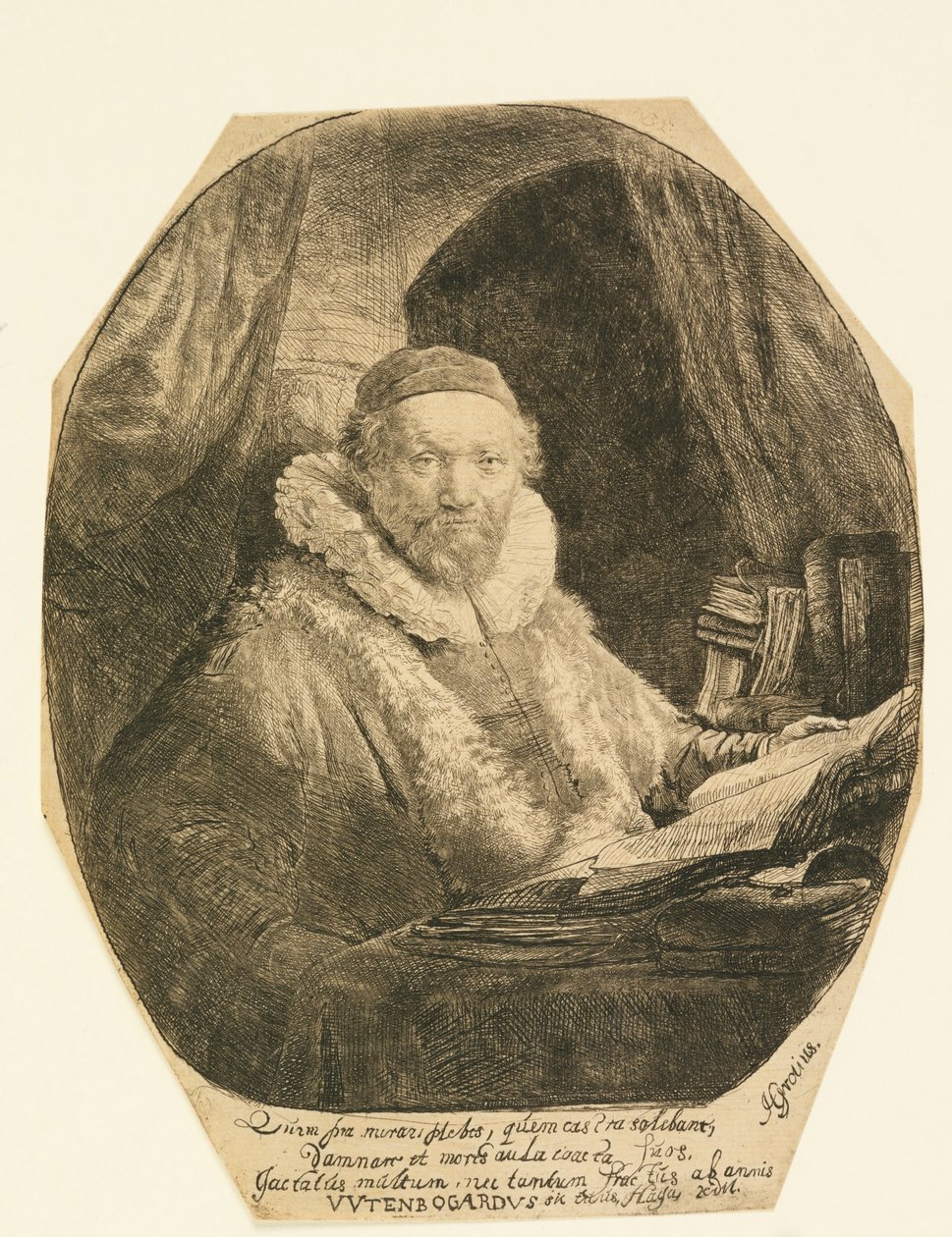 Jan Uytenbogaardt, Vaiz by Rembrandt van Rijn