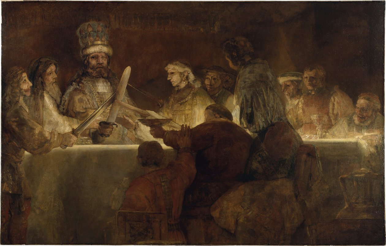 La revolte de Claude Civilis (Claudius Civilis, Gaius Julius Civilis) by Rembrandt van Rijn