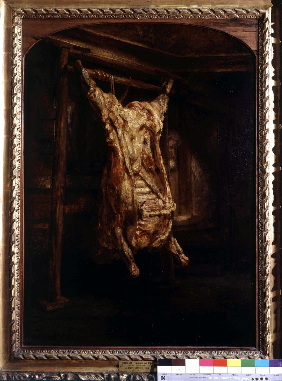 Le Boeuf, Rembrandt tarafından şeftalilendi by Rembrandt van Rijn