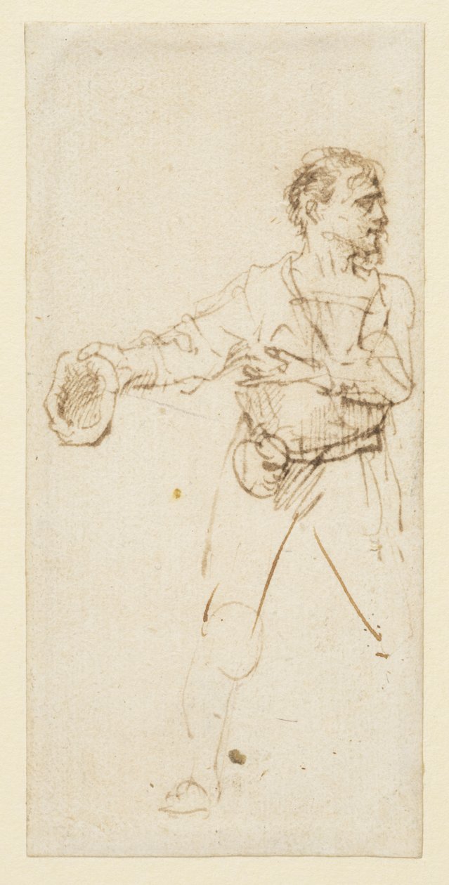 Ayakta duran adam, c.1634 by Rembrandt van Rijn
