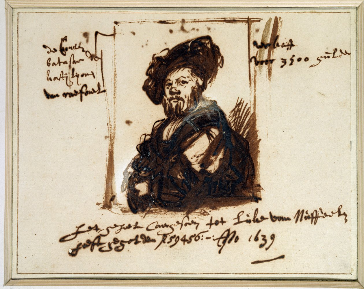 Baldassare Castiglione'nin Portresi by Rembrandt van Rijn