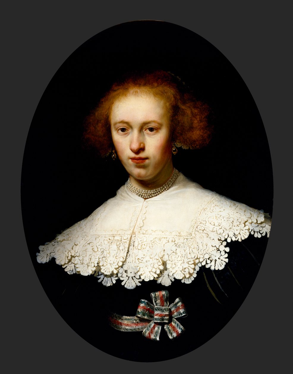 genç bir kadın portresi by Rembrandt van Rijn