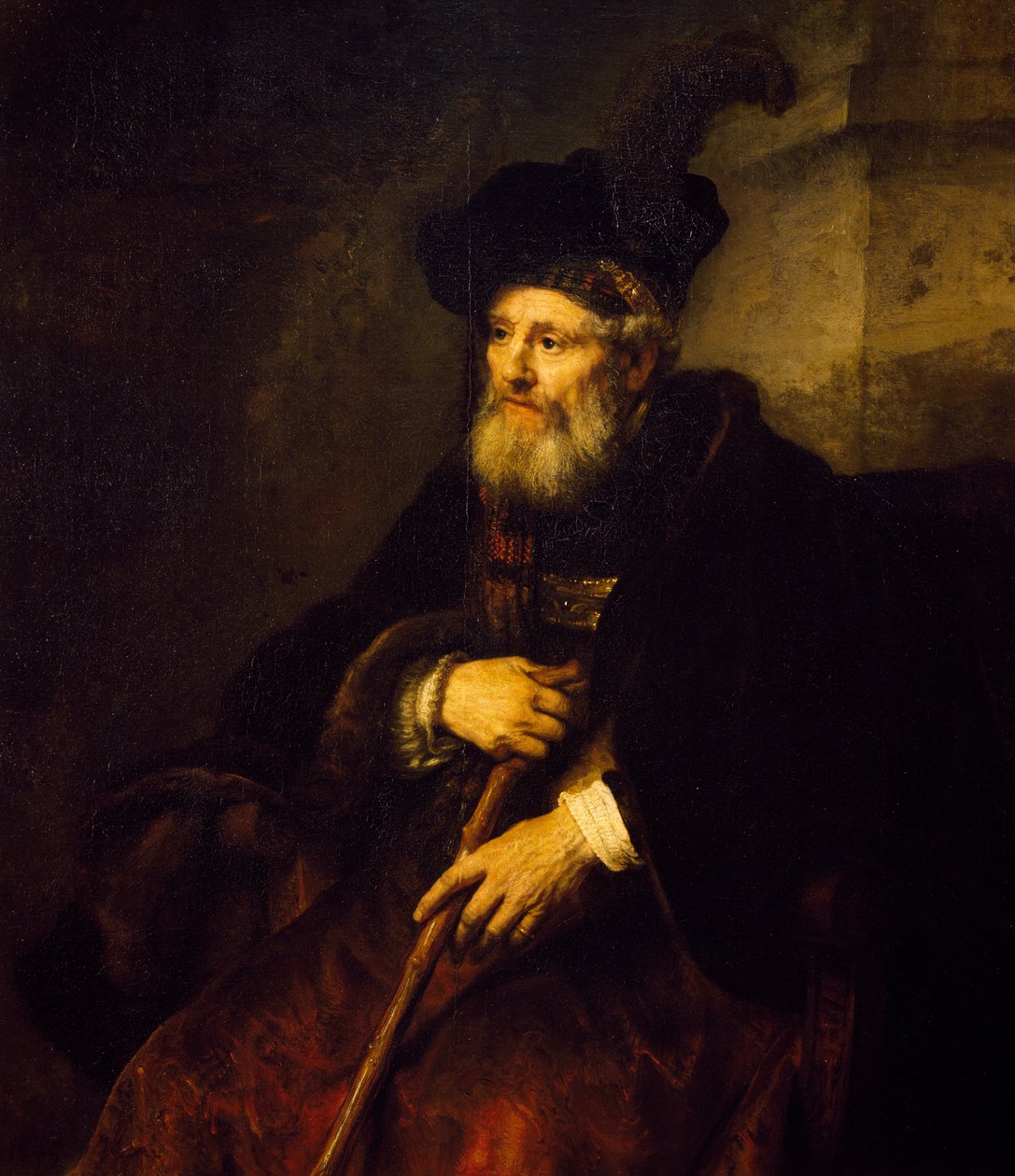 Yaşlı Bir Adamın Portresi by Rembrandt Harmensz. van Rijn