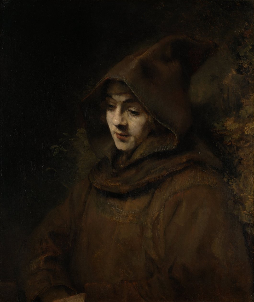 Bir Keşiş Alışkanlığında Rembrandt