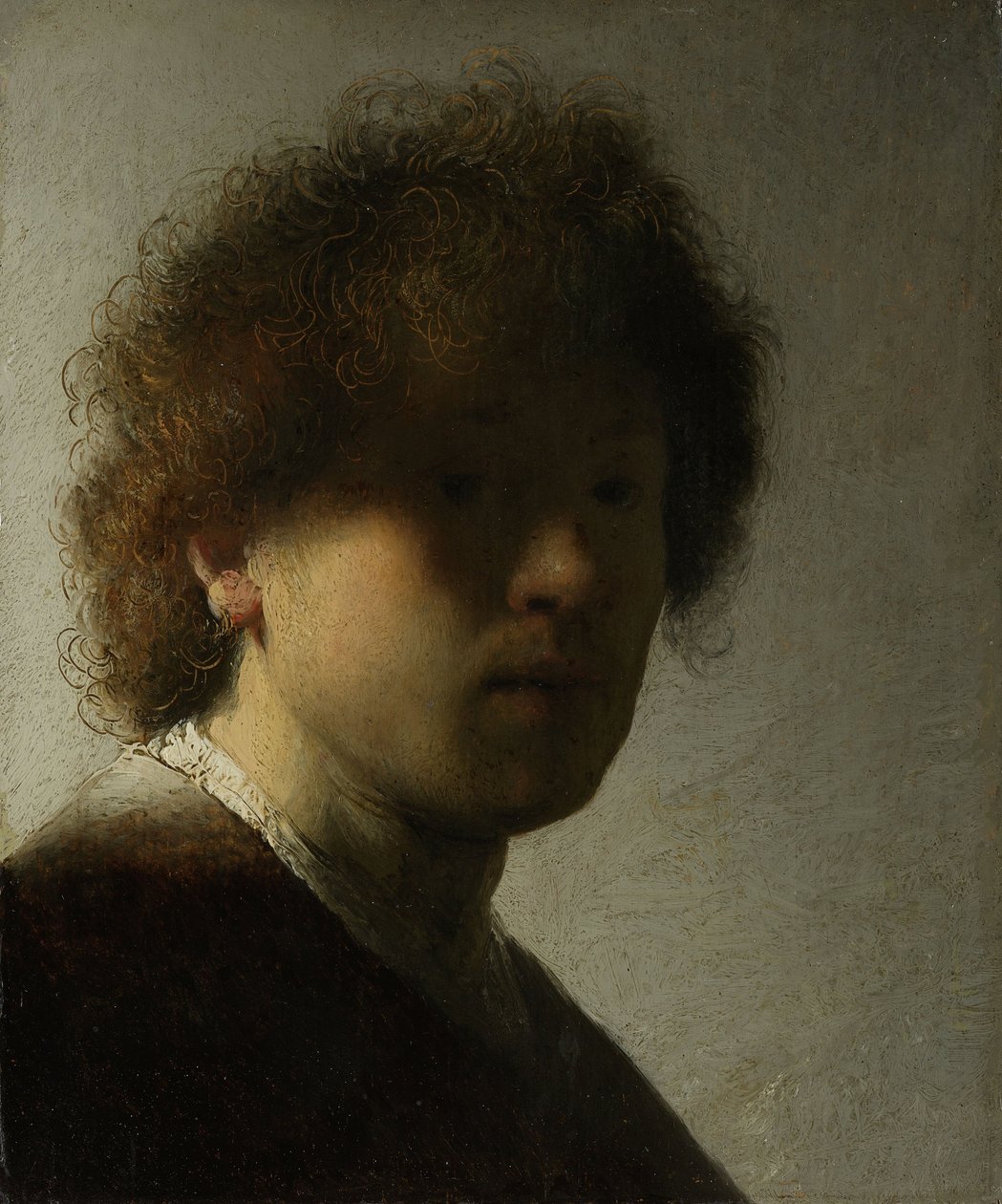 Genç Bir Adam Olarak Otoportre, c.1628 (panelde yağlı boya) by Rembrandt van Rijn