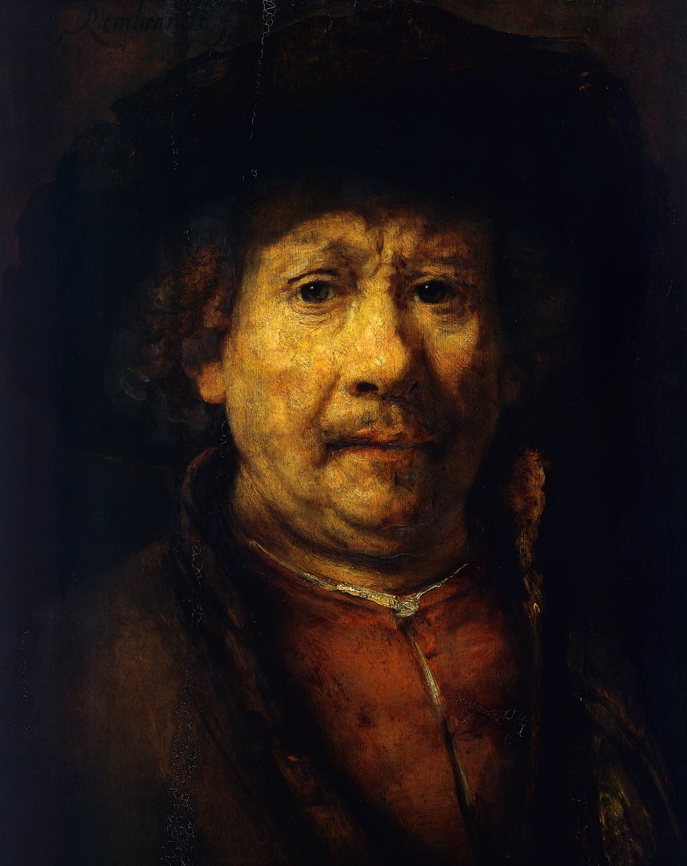 kendi portre by Rembrandt Harmensz. van Rijn