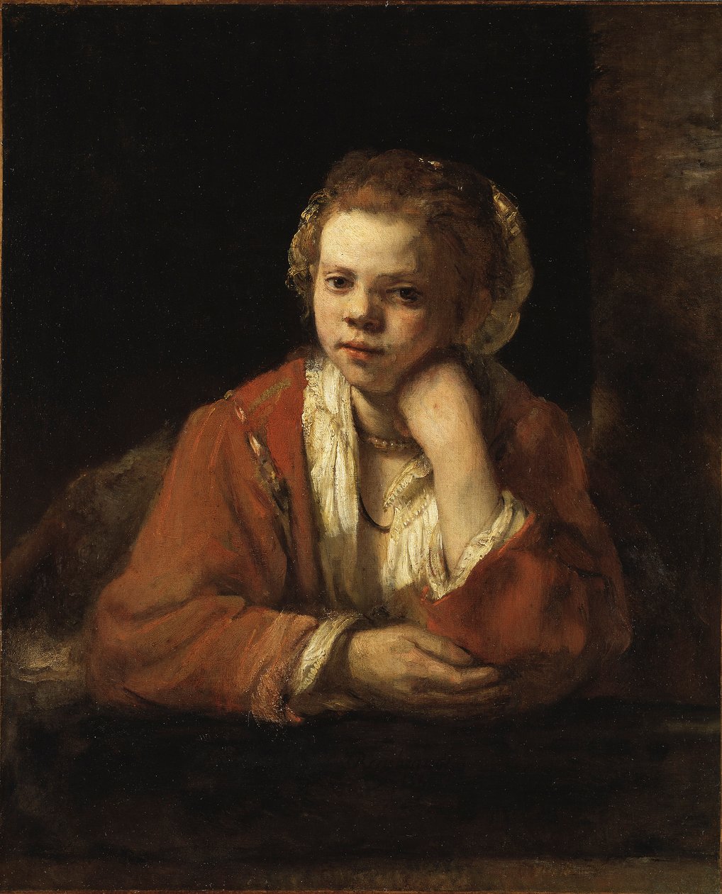 mutfak hizmetçisi by Rembrandt van Rijn