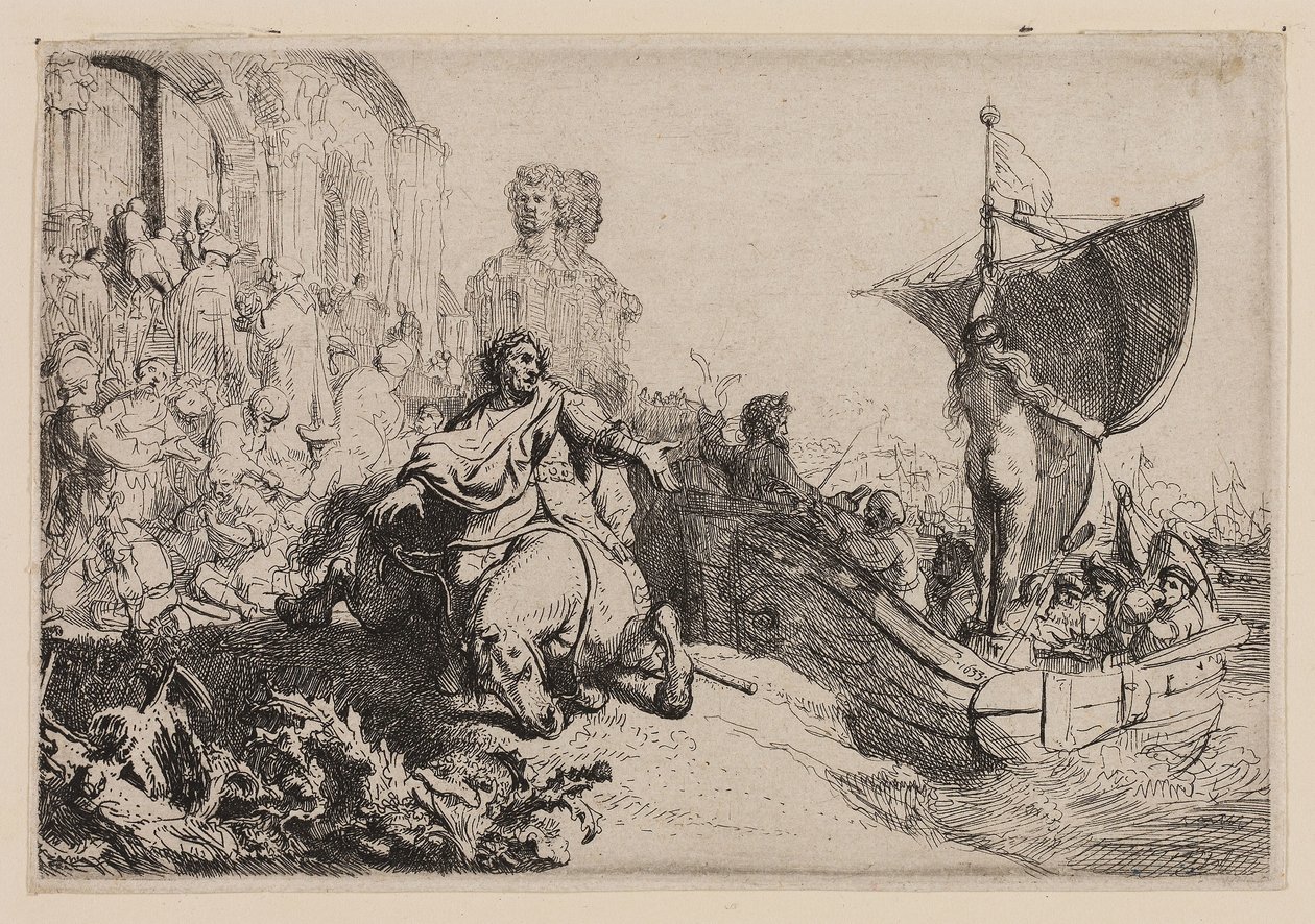 Şans Gemisi by Rembrandt Harmensz. van Rijn